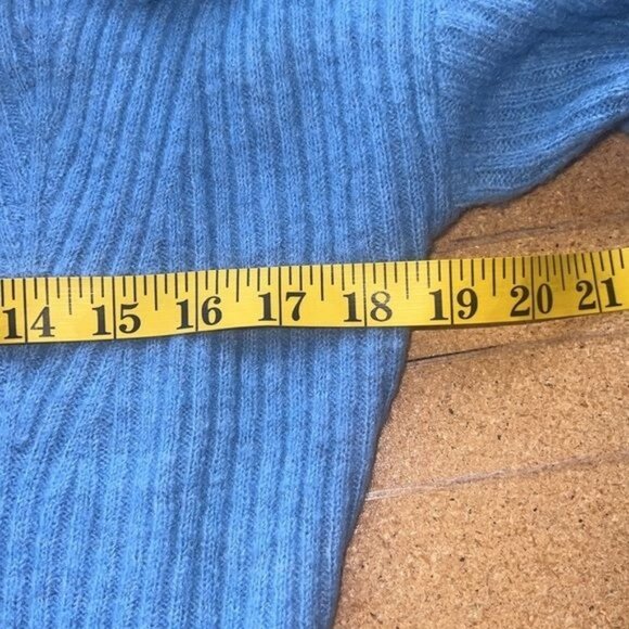 Bardot Wynter Knit Dress In Bijou Blue Size Large - Picture 10 of 13